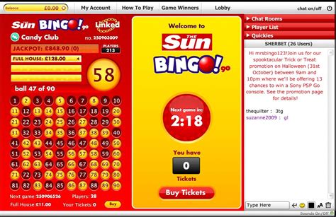 Sun bingo casino aplicação